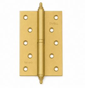 Durų vyris CAVELL, 1BB FHP, 5", 125 x 75 x 2,5 mm, dešinės pusės, matinės aukso spalvos
