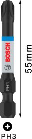Smūginis sukimo antgalis BOSCH Impact PH3, 50 mm, 1 vnt.