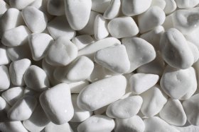 Dekoratyviniai akmenukai, balta sp., 5-12 mm., 1,5 kg., 06340