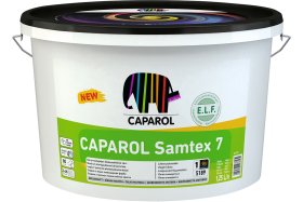 Vandeniniai vidaus dažai CAPAROL Samtex 7 Elf, B1, balti, šilko matiniai, gerai valomi, tonuojami, 1,25 l