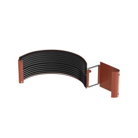 Latako jungtis BILKA, skersmuo 150/100 mm, molio spalva, RAL8004