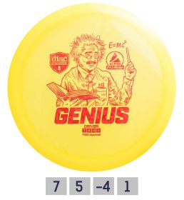 Diskgolfo diskas DISCMANIA Genius Fairway Driver, yellow