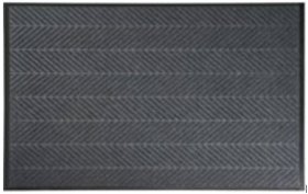 Kilimėlis RICCO DUNLOOP, 90 x 150 cm, pilkas, 100% PP ant vinilinio pagrindo, 482-002