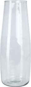 Vaza, iš perdirbto stiklo, 17 x 17 x 45 cm