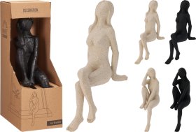 Sodo dekoracija Moteris, pozuojanti, 2 skirtingų sp. ir dizainų, 10 x 12,2 x 24,7 cm.