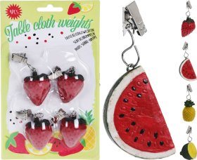 Staltiesės svareliai Vaisiai, 4 vnt.