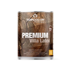 Medienos fasado dažai TOPCOLOR Premium Villa Latex, 1 l, geltonos sp.