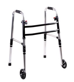 Vaikščiojimo pagalbinė priemonė su ratukais RIDDER STAVANGER, blizgaus chromo spalvos, A301100