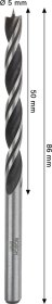 Grąžtas medienai BOSCH PRO, 5 mm x 86 mm