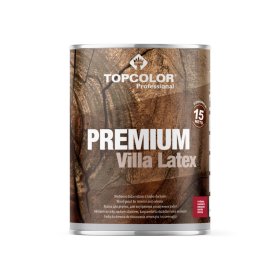 Medienos fasado dažai TOPCOLOR Premium Villa Latex, 1 l, skandinaviškos vyšnios sp.