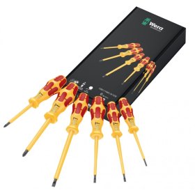 6-ių atsuktuvų rinkinys elektrikui WERA, Kraftform VDE 1060 i/1062 i/6 PZ