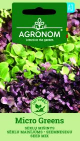 Prieskonių sėklos, AGRONOM mišinys MICRO GREENS, 5 g.