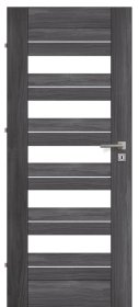 Laminuotos vidaus durys su užlaida VOSTER Tiga 10, dešininės, spalva Anthracite, 2030x844x40 mm