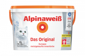 Dispersiniai vidaus dažai ALPINA Weiss Das Original, 10 l