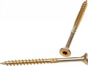 Medsraigčiai KOELNER, 5 x 70 mm, įleidžiama galva, cinkuoti, 100 vnt., TORX