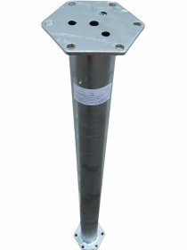 Įsukamo sraigtinio M tipo poliaus prailginimas, 68 x 500 x 120 mm, M12, HDG