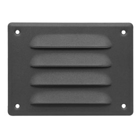 Ventiliacinės grotelės EUROPLAST MR14105A, 140 x 105 mm, antracito sp., metalinės