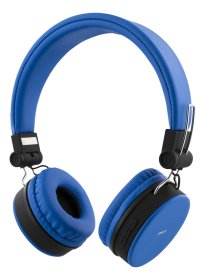Ausinės STREETZ HL-BT401, belaidės, Bluetooth 5, sulankstomos, mėlyno sp.