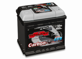 Akumuliatorius SZNAJDER START-STOP CARBON EFB 12 V, 50 Ah, 460 A, EN