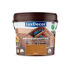 Impregnantas medienai LUXDECOR, (04) ąžuolas, laukui ir vidui, 5 l