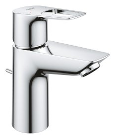 Praustuvo maišytuvas GROHE Quickfix Start Loop, S dydžio, su "pop-up" dugno vožtuvu, vandenį taupantis, chromas, 23349001