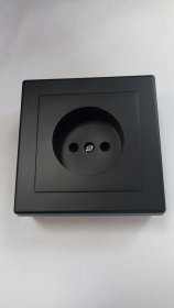 Kištukinis lizdas TIMEX, 1 vietos, paviršinis, be įž., 16 A, 250 V, juodos sp., GNT-15 Jw CZ, A550340027