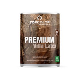 Medienos fasado dažai TOPCOLOR Premium Villa Latex, 1 l, žalios sp.
