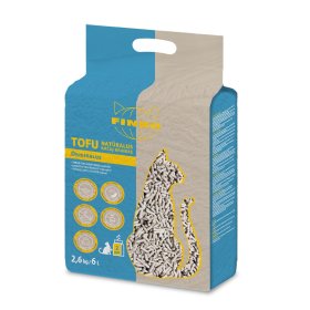 Kraikas katėms FINKO TOFU, originalus, 2 mm granulė, 2,6 kg/6 l