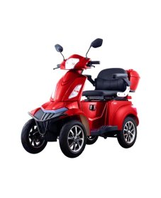 Elektrinis keturratis EKOMOTO Vista-K1, raudonas, 20 Ah švino rūgšties baterija