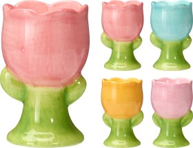 Indelis kiaušiniui, gėlės formos, 4 skirtingos sp.