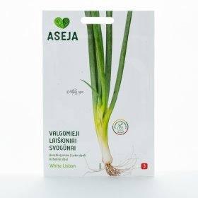 Daržovių sėklos, valgomieji svogūnai (laiškiniai) White Lisbon, ASEJA, 0,75gr, 28850(3)