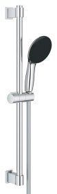 Dušo komplektas GROHE QuickFix Vitalio Start 110, rankinis dušelis, stovas ir žarna, klijuojamas arba prisukamas, chromo spalva, 27942001