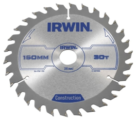 Medžio pjovimo diskas su kietmetaliu IRWIN, 150 mm x 30 T
