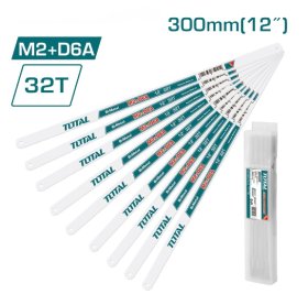 Pjūklo metalui gelęžtė TOTAL, M42+D6A, 32T, 300 mm, THT572328