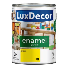 Universali akrilinė emalė LUXDECOR, 2,2 l, (18) egipto saulės spalvos, blizgus