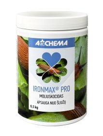 Priemonė nuo šliužų ir sraigių AGROCHEMA IRONMAX PRO, 0,5 kg