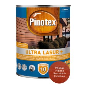 Medienos impregnantas PINOTEX Ultra OP Lasur+ šermukšnis 1L