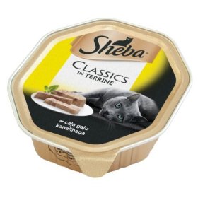 Konservuotas kačių ėdalas SHEBA, su vištiena, 85g
