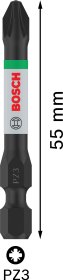 Smūginis sukimo antgalis BOSCH Impact PZ3, 50 mm, 1 vnt.