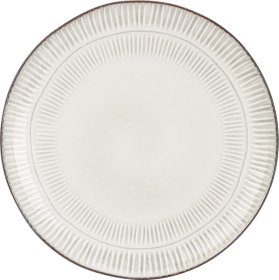 Lėkštė, keraminė, pilkos sp., skersmuo 27 cm