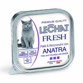 Konservuotas kačių ėdalas LECHAT EXCELLENSE, suaugusioms katėms su antiena, 100 g 
