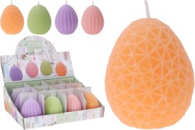 Žvakė kiaušinio formos, 5 x 7 cm, 4 skirtingos sp.