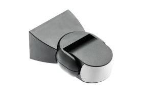 Judesio jutiklis GTV Ae-Cm9000-10, IP65, 180°, 5-15 m ± 1,5-3,5m, 1200W, 220-240V, mikrobangų sensorius, tinka LED, 100 x 65 x 80 mm, juoda