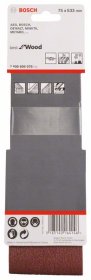 Šlifavimo juostų rinkinys BOSCH X440, 75 x 533 mm, nr. 60, 80, 100, 3 vnt.