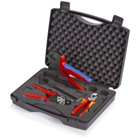 Replių rinkinys KNIPEX, saulės modulių jungčių apdirbimui