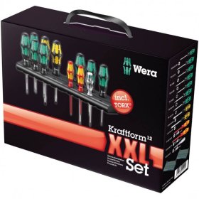 12 atsuktuvų rinkinys WERA, Kraftform XXL