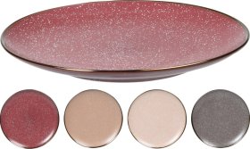 Lėkštė, 4-ios spalvos, keraminė, 27 cm