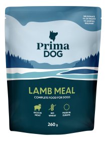 Konservuotas šunų ėdalas PRIMADOG, ėrienos,  260g