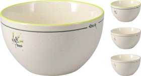 Dubenėlis, gėlių dizaino, 3 skirtingos sp., skersmuo 13,2 cm