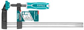 Staliaus spaustuvas TOTAL, F-formos, max 550 kg, 140x1000 mm THT1321401